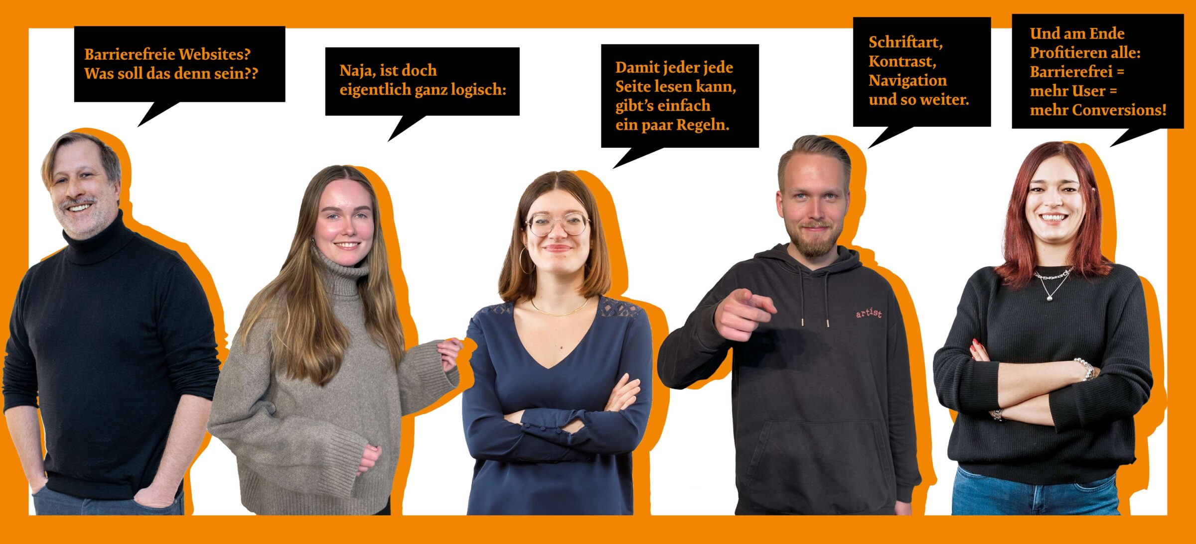 Das VMM-Team erklärt digitale Barrierefreiheit.